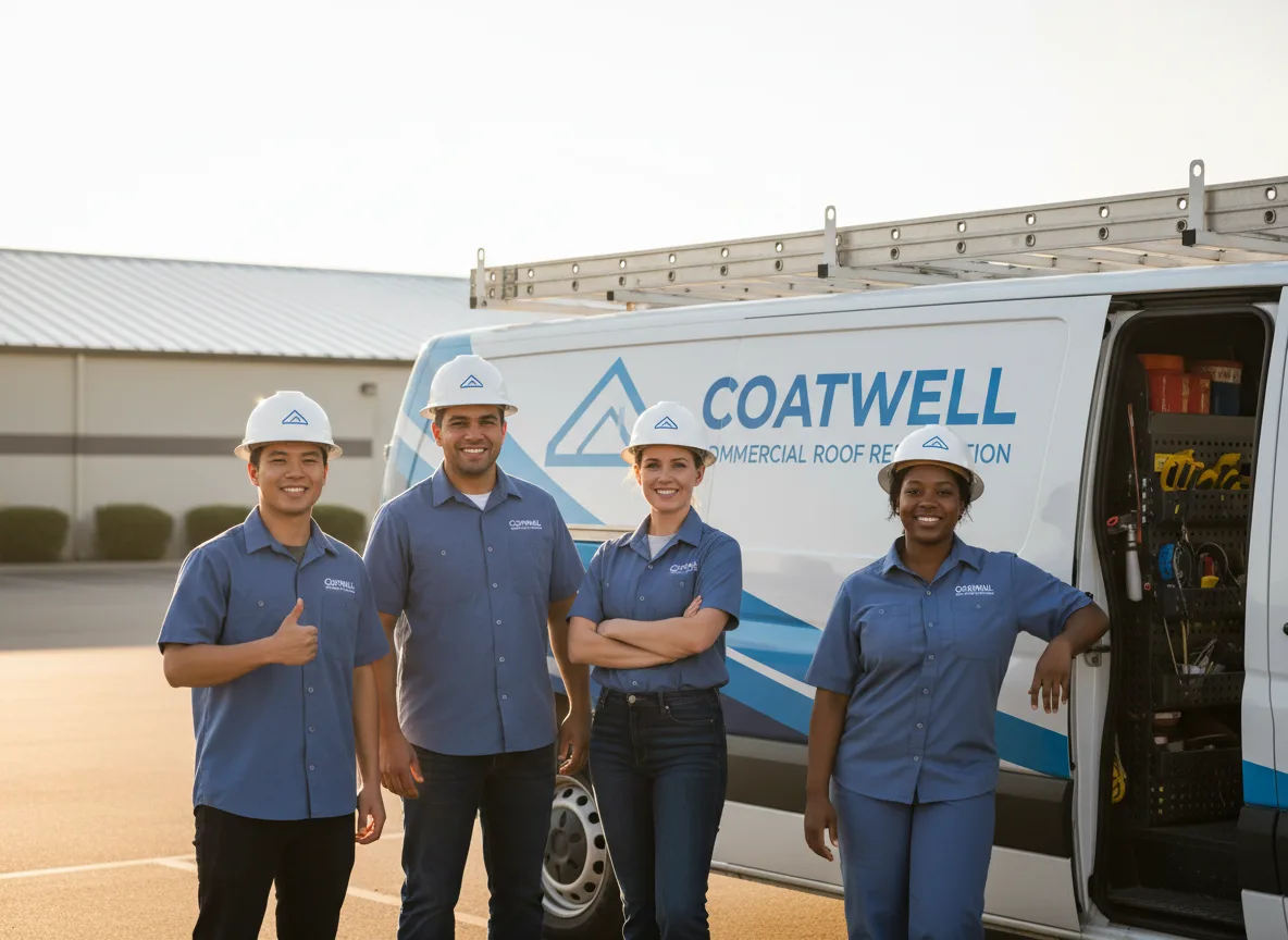 Commercial roof coating company in Cordova, MD